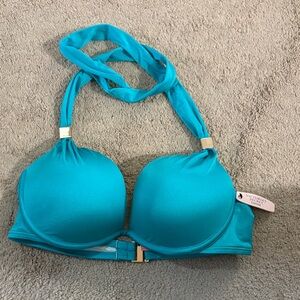 Victoria's Secret Aqua Halter Bra
